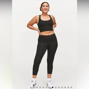 Girlfriend collective Black Compressive Mid-Rise Legging